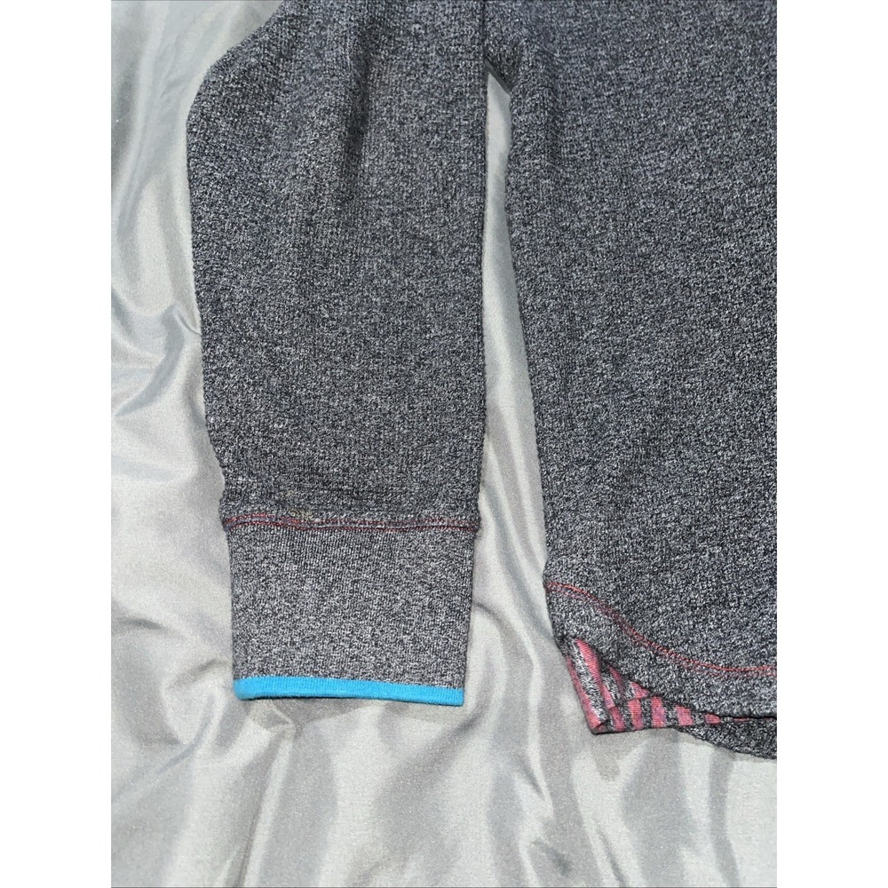 Robert Graham ELI Quarter Zip CLASSIC FIT Men's Size Medium Gray COTTON - Picture 5 of 10